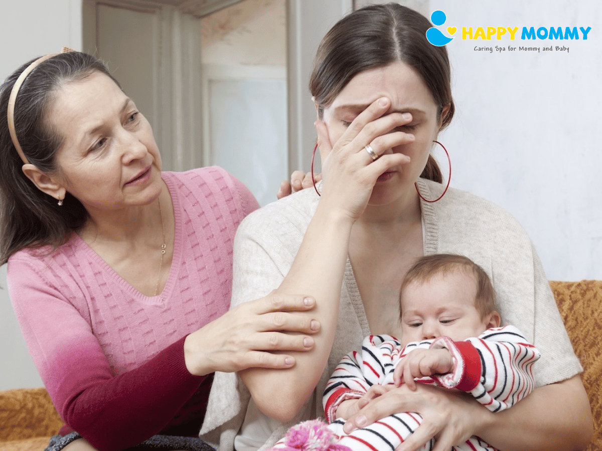 me-sau-sinh-bi-tram-cam-phai-lam-sao